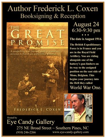 Booksigning event flyer