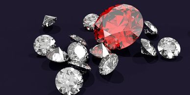 Diamonds and Alternative Gems
Buying a diamond or a gem is often a very personal experience. Diamond