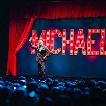 Keane Cutajar hosting Michael McIntyre's Show in Malta Mcnificent at MFCC Ta' Qali