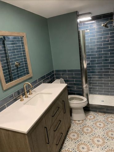 An interior room painted by Rentschler Remodeling and Construction in St. Charles, IL.