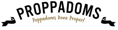 Our clients logo - Proppadoms, poppadoms Done Proper!