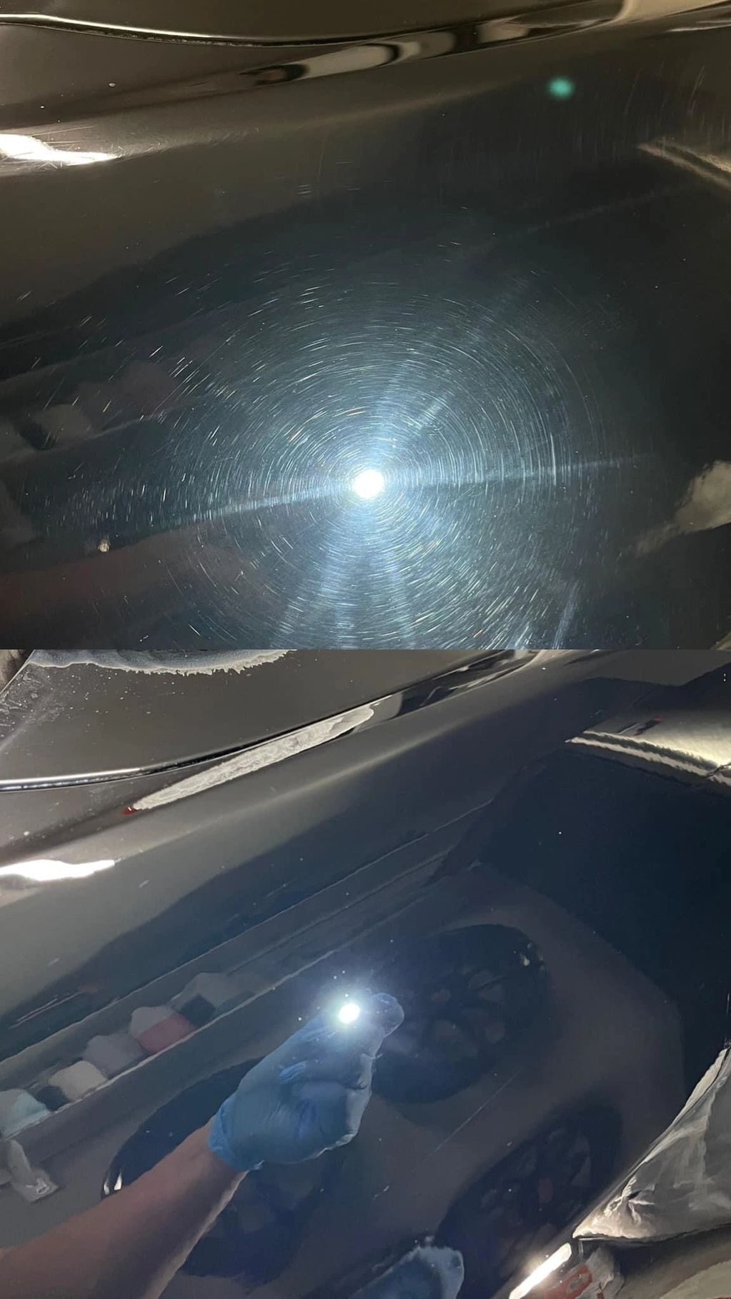 Using correct techniques to achieve a swirl free finish