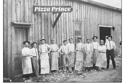 Possibly a photo from the original pizza prince parlor in Canton GA