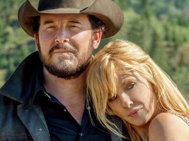 Cole Hauser as Rip Wheeler and Kelly Reilly as Beth Dutton, Yellowstone