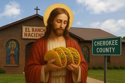 Jesus blessing Taos in Canton GA