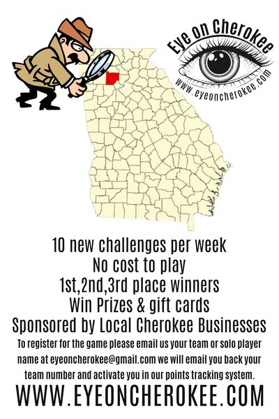 Eye on Cherokee Scavenger Hunt week 1