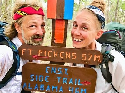 The Botanical Hiker and Weis Man on the Florida Trail