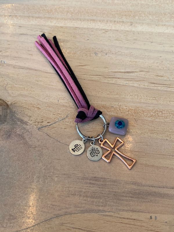 A key chain with other metal designs