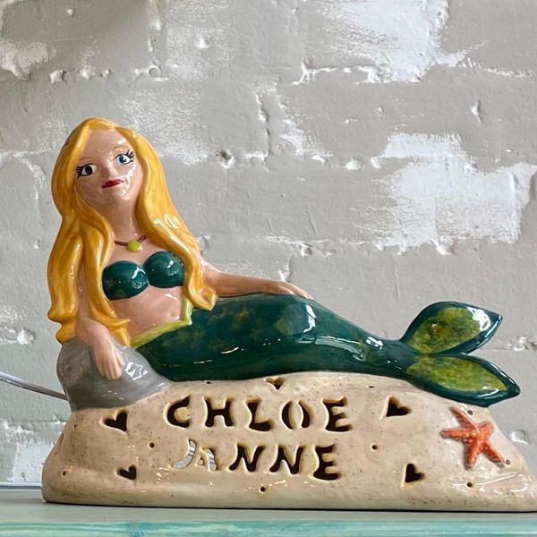 A mermaid ceramic