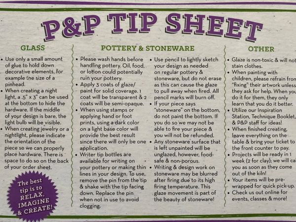 An instructive written piece about pottery and art