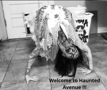 Exorcist back bend. Special Effects make up