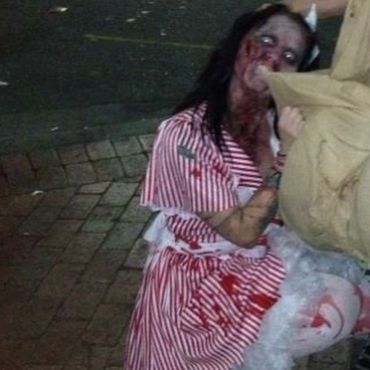 Special Effects Make Up. Zombies, Zombie Make Up by Haunted Avenue on Halloween. Zombie/Exorcist