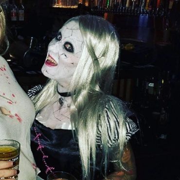 Cracked Doll Make Up. Special effects make up done by Haunted Avenue. Halloween Make Up