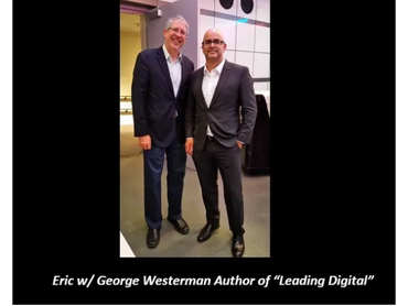 Eric Archuleta with George Westerman of MIT