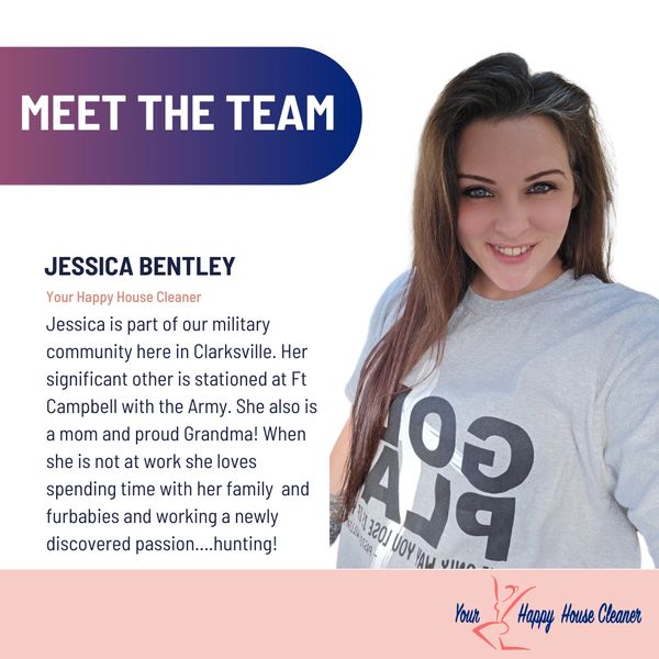 Jessica Bentley, a proud mom and house cleaner, loves family, fur babies, and hunting.