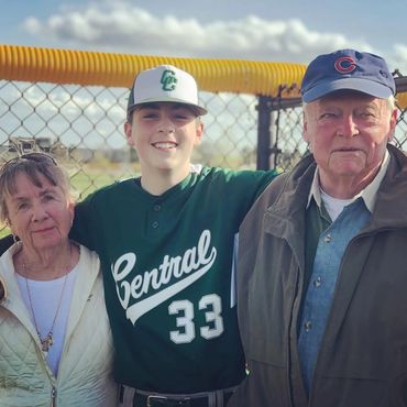 Grandma & Grandpa (he tried out for the Cubs)