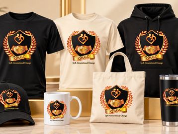 Support the Mission. Wear the Change.
Shop Q.B. Generational Change merchandise, including T-shirts,