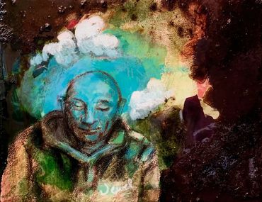 painting titled Sky Mind