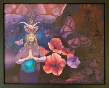 painting called Steadfast Serenity Amidst Chaos