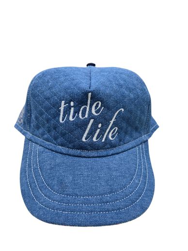 Tide Life quilted denim cap