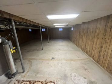 Open floor plan for whatever comes next