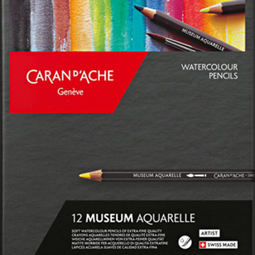 Box Of 12 Museum Watercolour Pencils
