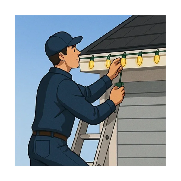 HOLIDAY LIGHTING INSTALLATION