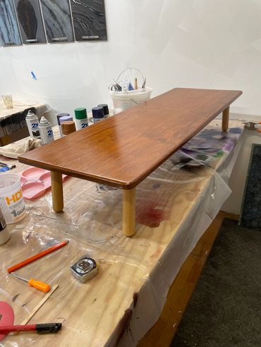 Restored chestnut table