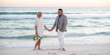 elopement beach wedding