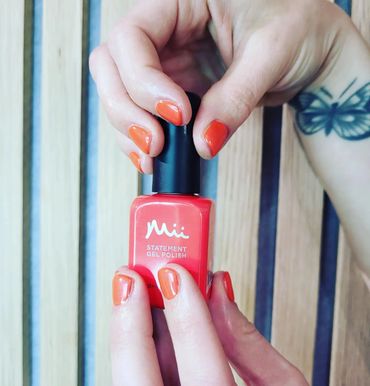 Nails coloured by Asembo