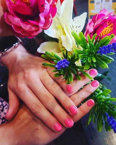 Nails coloured by Asembo