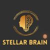 Human head ignited with mind power in the brain for human excellence & success- 'STELLAR BRAIN'