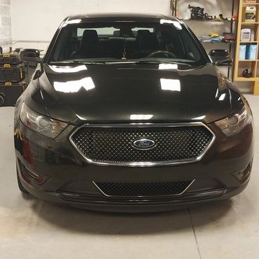 Ford Taurus SHO wash, claybar, and waxed ready for the road.