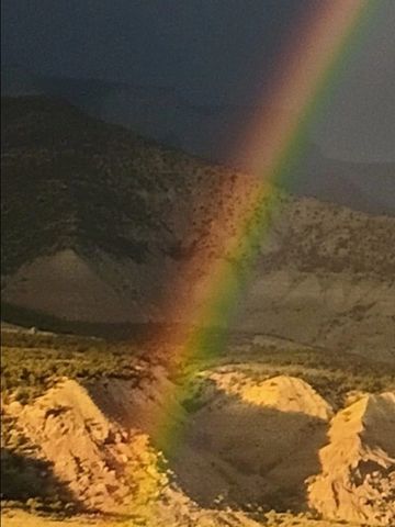 Just a little sign from above that the worst is behind us