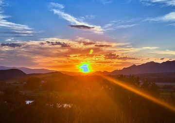 Sunset of indescribable beauty