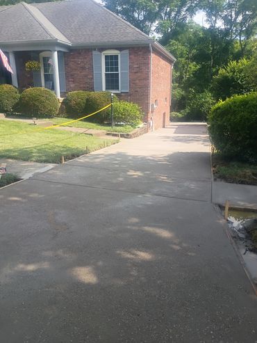 Aggregate driveway