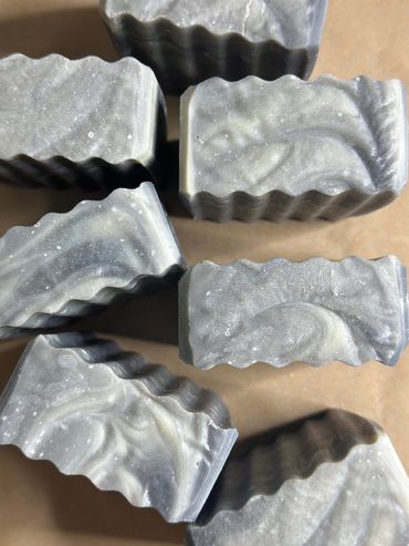 Activated charcoal soap