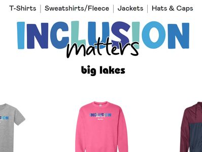 Example of an online corporate store hope page.