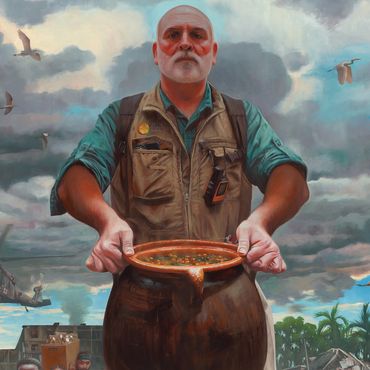 JOSE ANDRES AND THE OLLA DE BARRO THAT FEEDS THE WORLD
Collection of the Smithsonian National Portr