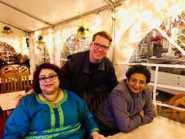 With Dr Somita Sen and Dr Purna Banerjee in Oldenburg, Germany.