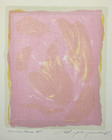 Adja Yunkers, printmaker, Adja Yunkers with Tamarind Lithography Workshop LA,