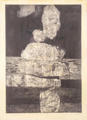 Gabor Peterdi printmaker,
Gabor Peterdi at Yale School of Art, Atalier 17, MET, NAGA,