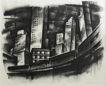 Mark Freeman lithograph,