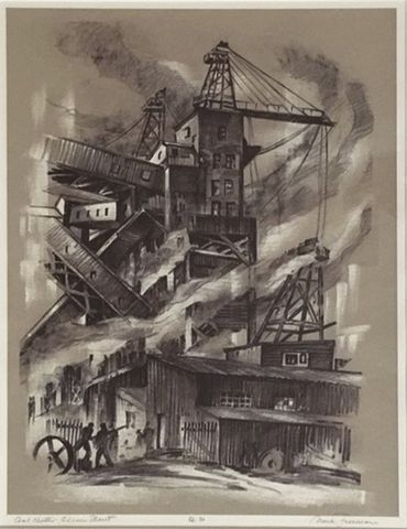 Mark Freeman lithograph,