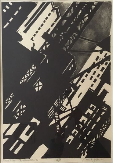 Mark Freeman lithograph, Mark Freeman screenprint,