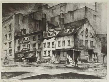 Mark Freeman etching,