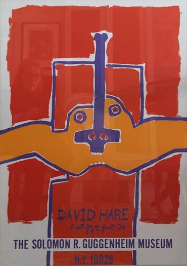 Finding Fine Art David Hare screenprint, The Solomon R. Guggenheim Museum, David Hare retrospective