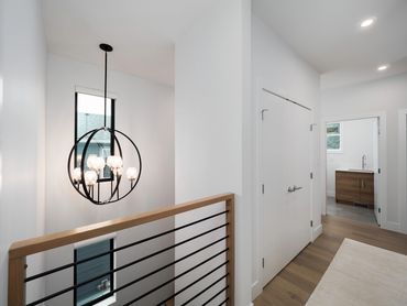 Home builder Prince George
Open staircase with horizontal black railing