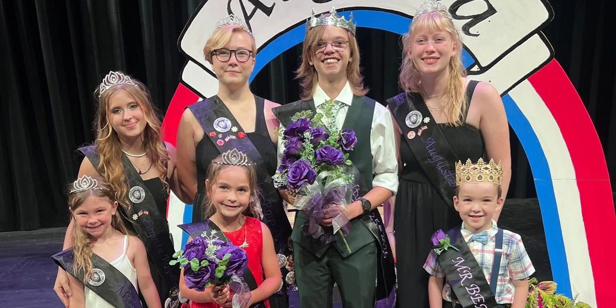 2025 Court: Mr Augusta Garret Larson, Mr. Bean Silas Warner, Miss Beanette Elsie Heinze