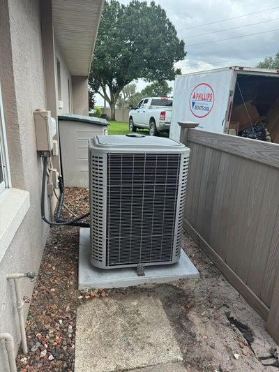 New outside Condenser install